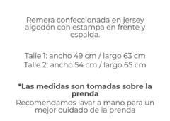 Remera Estampilla Picaflor ( Talle 1 ) - comprar online