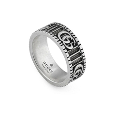 Anillo Gucci plata 925 marmont ring 8mm