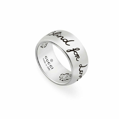 Anillo Gucci plata 925 blind for love ring 9mm