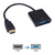 Adaptador HDMI (M) a VGA (H) (sin salida de audio) DINAX DX-HDMICONV