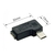 Adaptador Micro USB (Hembra) a Micro USB (Macho) de 90° grados