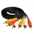 Cable de Audio y Video 3RCA a 3RCA (x1.80m) KOLKE