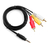 Cable de Audio y Video 3RCA a Plug 3.5 de 4 contactos (x2m)