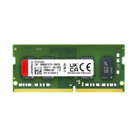 Memoria RAM DDR4 8GB SODIMM Kingston 3200mhz (para Notebook)