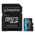 Tarjeta de Memoria MicroSD XC KINGSTON Canvas Go! Plus 256GB (170mb/s)