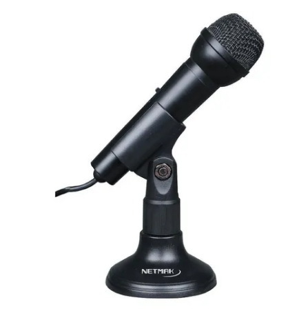 Microfono para PC NETMAK (NM-MC2) de escritorio, con base