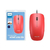 Mouse Optico Philips con Cable USB M214 (Rojo)