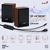 Imagen de Parlantes Genius SP-HF380 Bluetooth + Jack 3.5mm USB 6W Wooden