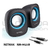 Parlantes Netmak NM-9025B USB 6W Blue