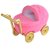 Caixinha de Carrinho de Bebê para Alianças (Veludo) - Rosa - comprar online