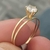 Anel Solitário com Zirconia em Ouro 18K Ref. 1.08 - comprar online