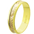 Aliança 18K Trabalhada (Bodas de Ouro) com Filete de Ouro Vermelho Ref.:BD-105 X3,12 - comprar online