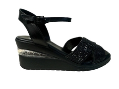 SANDALIA HUSH PUPPIES 0ELLI NEGRO