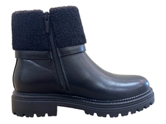 BOTA LADY STORK 0CORI NEGRO CON PIEL - comprar online