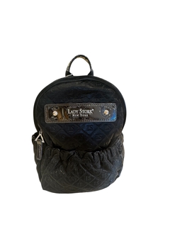 MOCHILA LADY STORK DIANA NEGRO BRILLO