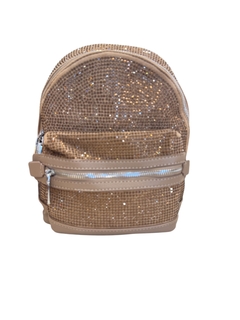 MOCHILA LADY STORK LUNA TAUPE STRASS