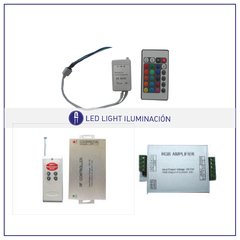 Controladora a Control Remoto y Amplificador para LED RGB - comprar online