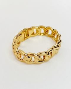 Bracelete Dourado Trançado