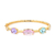 Bracelete Semijoia Trio Pedras - comprar online