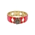 Bracelete Esmaltado Semijoia com Strass - loja online