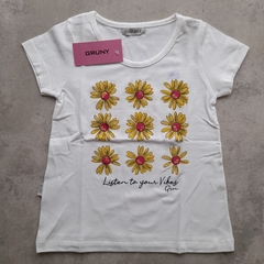 Remera manga corta GIRASOLES en internet