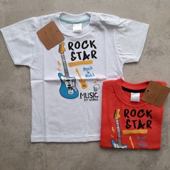 Remera manga corta ROCK STAR