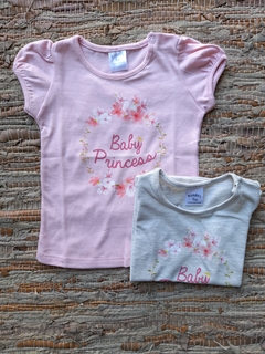 Remera manga corta BABY PRINCESS - comprar online