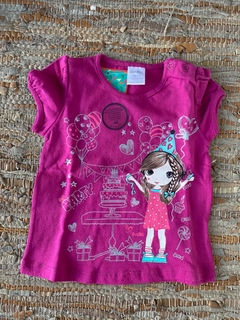 Remera manga corta CUMPLEAÑOS