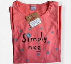 Remera estampada SIMPLY NICE