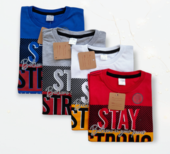 Remera manga corta STAY STRONG en internet