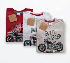 Remera manga corta BUILT FOR SPEED