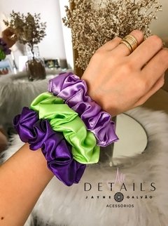 scrunchie cetim - comprar online