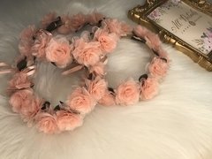 Tiara flores - Detalhes  | acessórios de cabelo e roupa infantil| Laços,tiaras e moda infantil