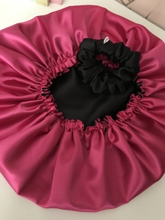 Touca de cetim - Detalhes  | acessórios de cabelo e roupa infantil| Laços,tiaras e moda infantil