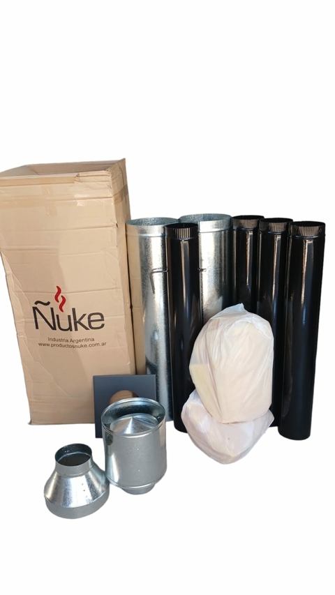 Calefactor Ñuke Kit de techo Enlozado 6"