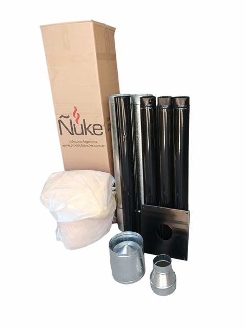 Calefactor Ñuke Kit de techo Enlozado 4"