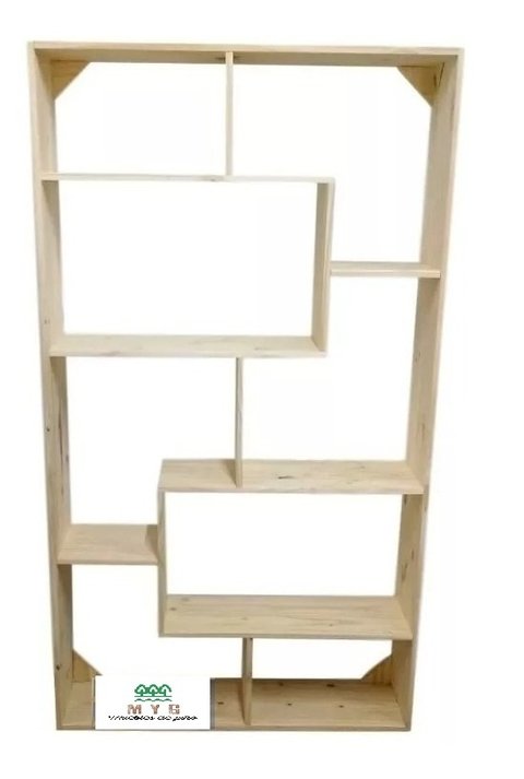 Oferta Mueble Biblioteca Cubo Con Estantes Minimalista - $ 125.147,64