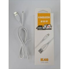 Cable Usb CARGA RAPIDA 5A, Micro usb/Tipo C/lightining Kingleen  K47/K48/K49 - comprar online
