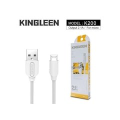 Cable USB Kingleen  K200/1/2 micro usb/ Lightning /1M/ 2.1A, tipo c 3.0A - tienda online