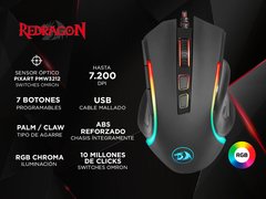 MOUSE REDRAGON GRIFFIN M607 RGB
