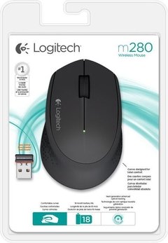 Mouse Inalámbrico Logitech M280 Negro - comprar online