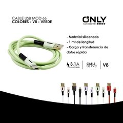 Cable Carga Rapida 3.1 USB a Tipo C / MIRO USB Gummy Only en internet