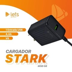 Cargador Rapido lets 4.4A Micro 1USB C/ Cable - comprar online