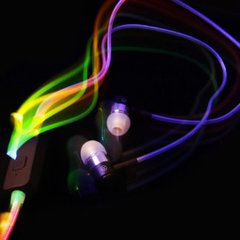 Auricular c/microfono -intrauditivos -cable 1.0mts/1.2mts full led RGB -Noganet Glow NG-GL1782 - comprar online