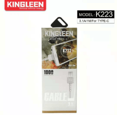 CABLE KINGLEEN K223  TYPE-C  1M/3.1A