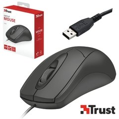 Mouse Ziva Optical Mouse Trust - 3 botones - Sensor 1200 dpi