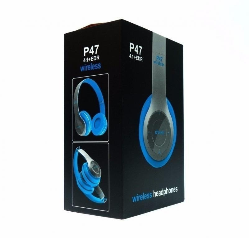 Auricular P47 Celular Vincha Bluetooth Inalámbrico 5.0+edr