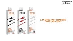 Cable MOSU USB de datos Somostel SMS-BP01 2,1A - comprar online
