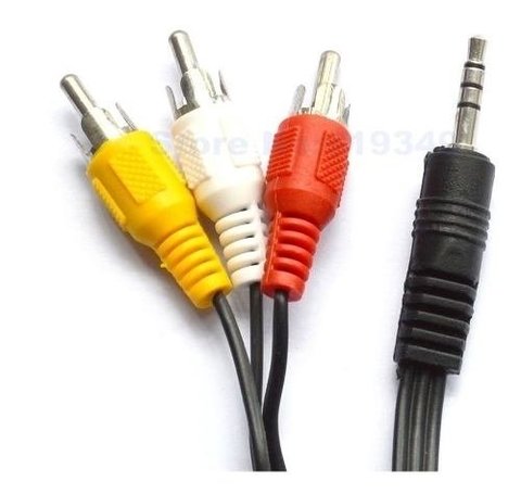 Cable De Audio 3 Rca Macho A 3 Rca Macho 1.8 M