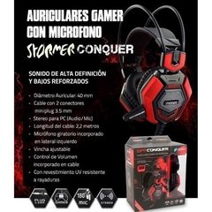 Auricular Gamer Noga Stormer Conquer C/mic - comprar online
